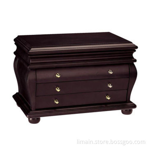 Wooden Jewelry Box, Sized 13 x 7.5 x 8.75-inch